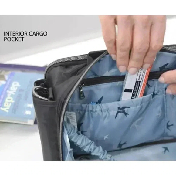 LUG Rider Crossbody / Shoulder Bag / Top Handle Bag - Black - Picture 15 of 16